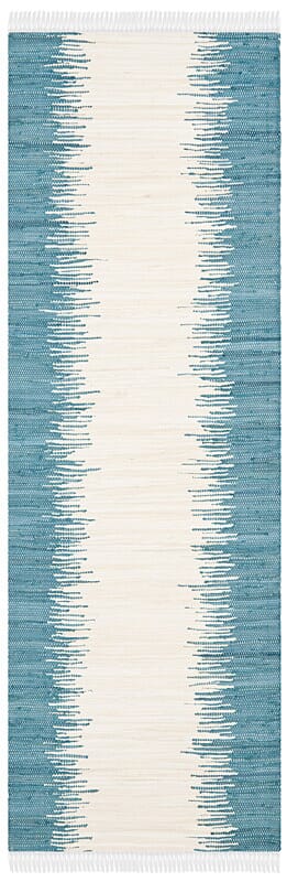 Safavieh Montauk Mtk751A Blue Striped Area Rug