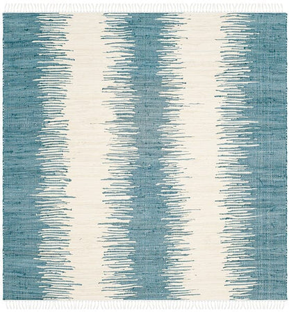 Safavieh Montauk Mtk751A Blue Striped Area Rug