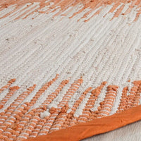 Safavieh Montauk Mtk751C Orange Striped Area Rug