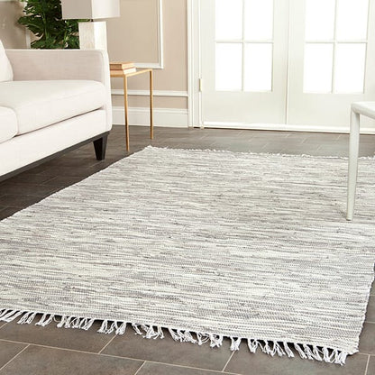 Safavieh Montauk Mtk753A Silver Solid Color Area Rug