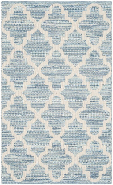 Safavieh Montauk Mtk810B Light Blue / Ivory Rugs.