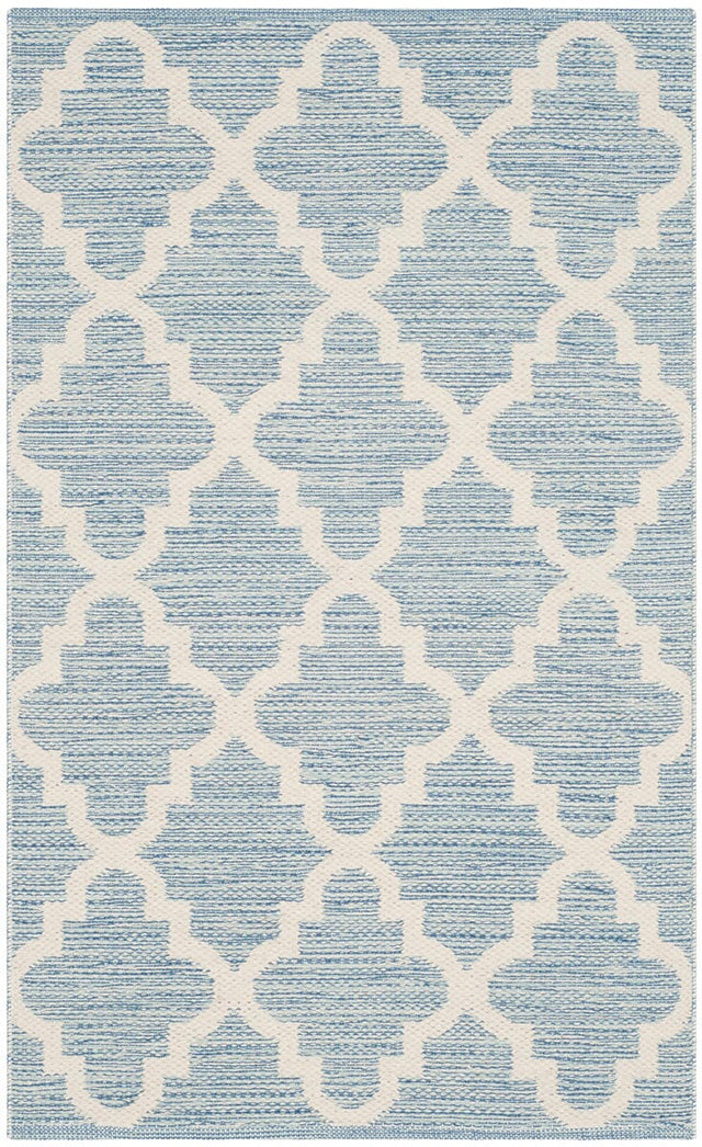 Safavieh Montauk Mtk810B Light Blue / Ivory Rugs.