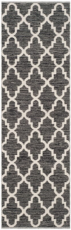 Safavieh Montauk Mtk810D Black / Ivory Rugs.