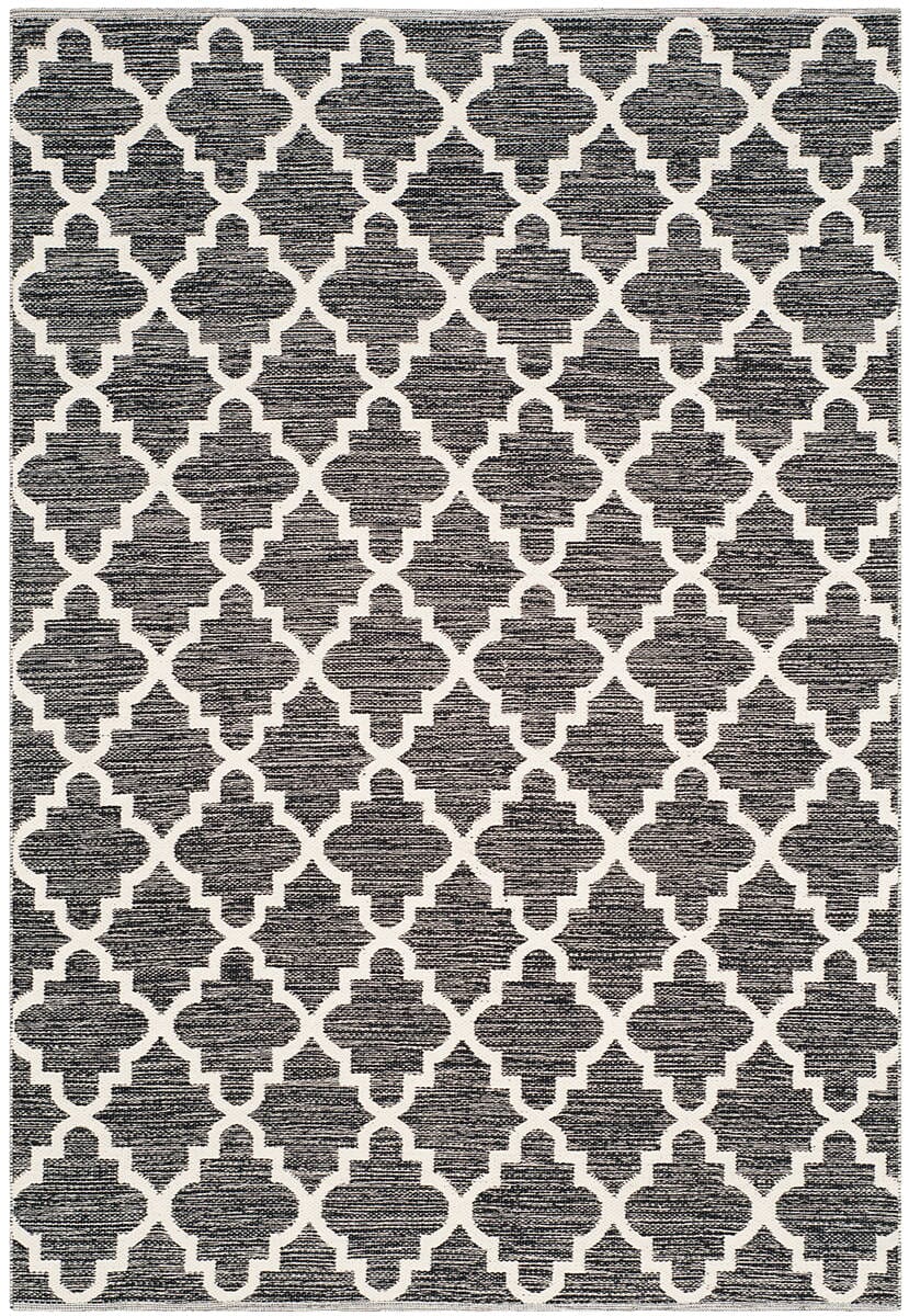 Safavieh Montauk Mtk810D Black / Ivory Rugs.