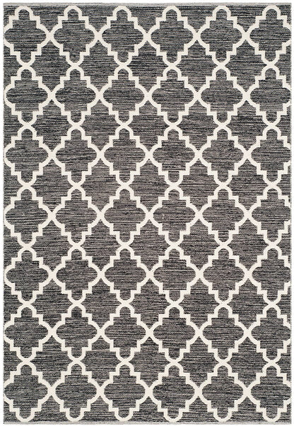 Safavieh Montauk Mtk810D Black / Ivory Geometric Area Rug