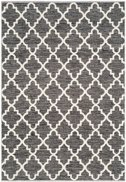 Safavieh Montauk Mtk810D Black / Ivory Geometric Area Rug