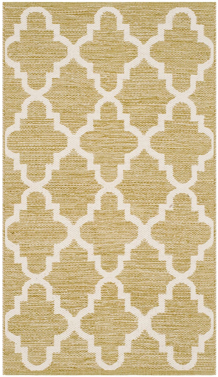 Safavieh Montauk Mtk810G Green / Ivory Geometric Area Rug