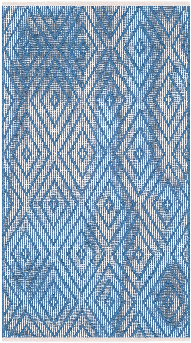 Safavieh Montauk Mtk811B Blue / Ivory Geometric Area Rug