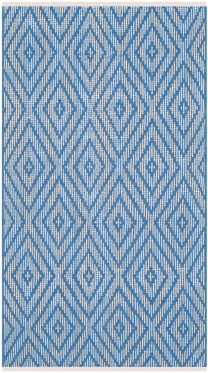 Safavieh Montauk Mtk811B Blue / Ivory Geometric Area Rug