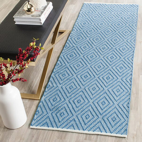 Safavieh Montauk Mtk811B Blue / Ivory Rugs.