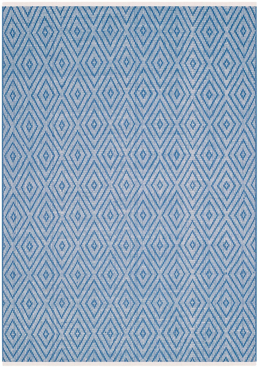 Safavieh Montauk Mtk811B Blue / Ivory Geometric Area Rug