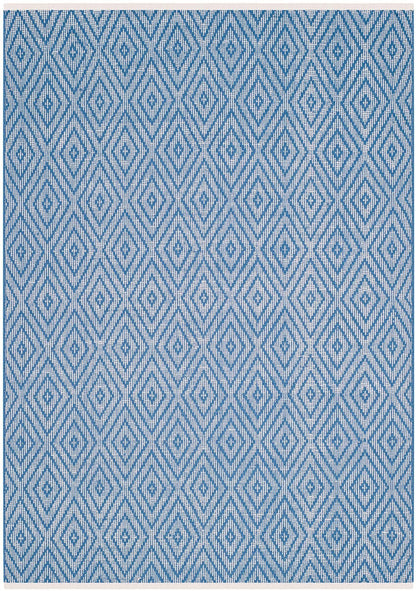 Safavieh Montauk Mtk811B Blue / Ivory Geometric Area Rug