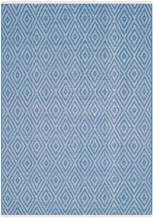 Safavieh Montauk Mtk811B Blue / Ivory Geometric Area Rug