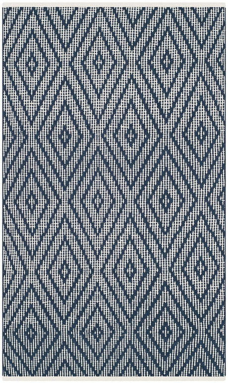 Safavieh Montauk Mtk811C Navy / Ivory Rugs.