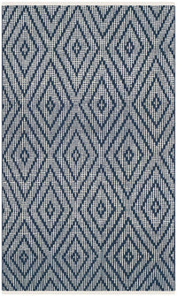 Safavieh Montauk Mtk811C Navy / Ivory Geometric Area Rug