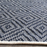 Safavieh Montauk Mtk811C Navy / Ivory Rugs.