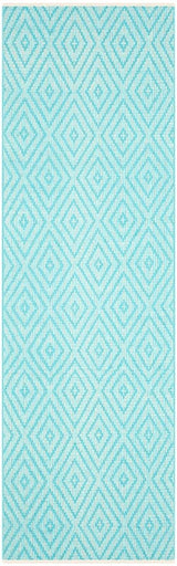 Safavieh Montauk Mtk811H Turquoise / Ivory Rugs.