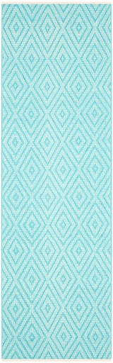 Safavieh Montauk Mtk811H Turquoise / Ivory Rugs.