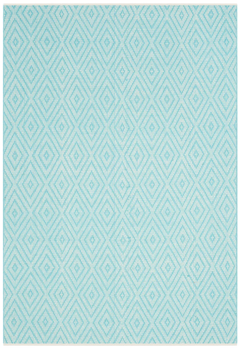 Safavieh Montauk Mtk811H Turquoise / Ivory Geometric Area Rug