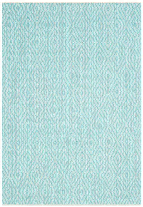 Safavieh Montauk Mtk811H Turquoise / Ivory Rugs.