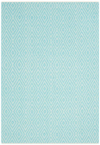 Safavieh Montauk Mtk811H Turquoise / Ivory Geometric Area Rug