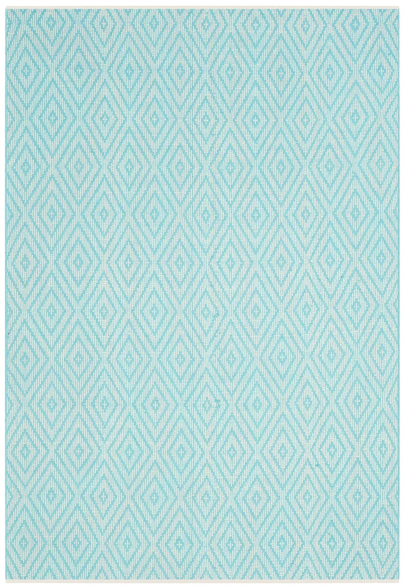 Safavieh Montauk Mtk811H Turquoise / Ivory Geometric Area Rug