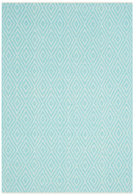 Safavieh Montauk Mtk811H Turquoise / Ivory Rugs.