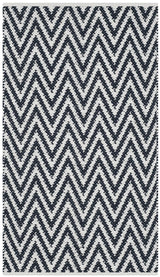 Safavieh Montauk Mtk812D Black / Ivory Rugs.