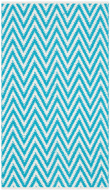 Safavieh Montauk Mtk812H Turquoise / Ivory Rugs.