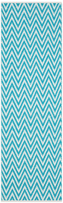 Safavieh Montauk Mtk812H Turquoise / Ivory Rugs.