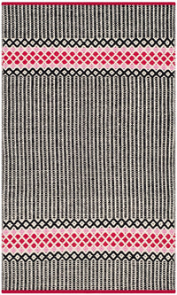 Safavieh Montauk Mtk820P Light Pink / Multi Striped Area Rug