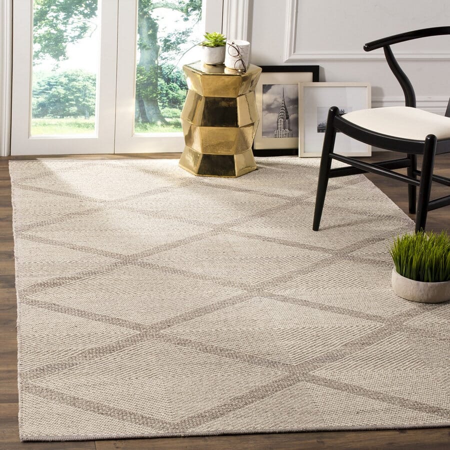 Safavieh Montauk Mtk821A Grey Geometric Area Rug