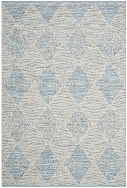 Safavieh Montauk Mtk822B Light Blue Geometric Area Rug