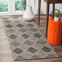 Safavieh Montauk Mtk822D Black Geometric Area Rug