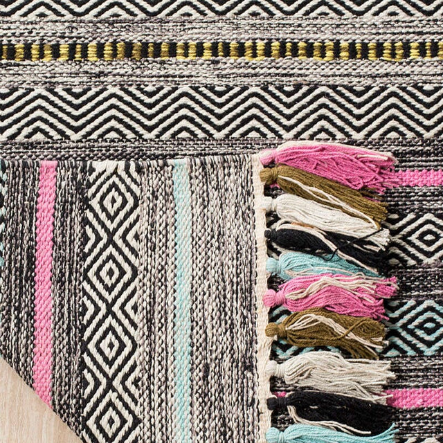 Safavieh Montauk Mtk901B Black / Multi Rugs.
