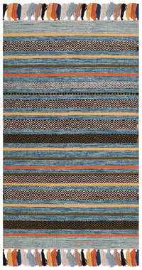Safavieh Montauk Mtk901C Blue / Multi Striped Area Rug
