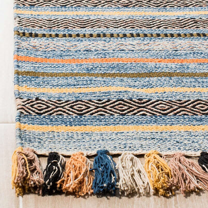 Safavieh Montauk Mtk901C Blue / Multi Striped Area Rug