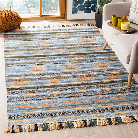 Safavieh Montauk Mtk901C Blue / Multi Rugs.