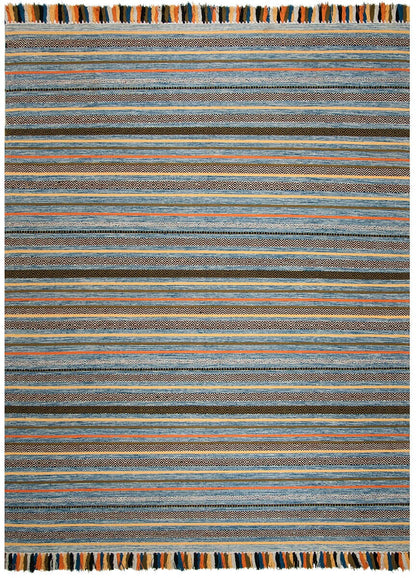 Safavieh Montauk Mtk901C Blue / Multi Striped Area Rug