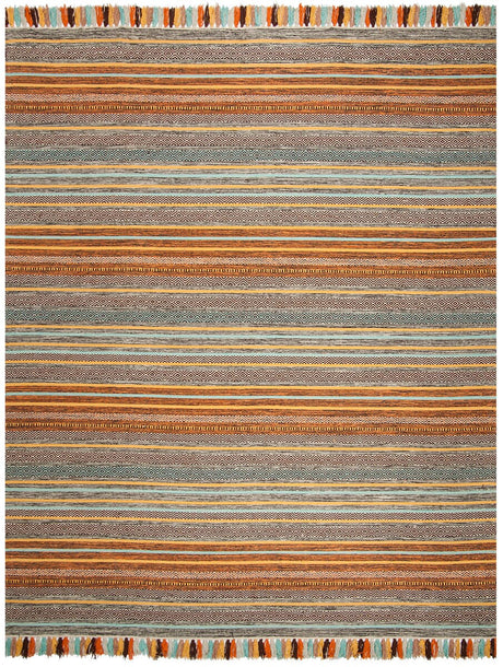 Safavieh Montauk Mtk901E Turquoise / Brown Rugs.