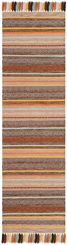 Safavieh Montauk Mtk901H Brown / Multi Striped Area Rug