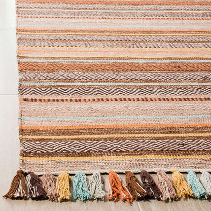 Safavieh Montauk Mtk901H Brown / Multi Striped Area Rug