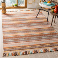 Safavieh Montauk Mtk901H Brown / Multi Striped Area Rug