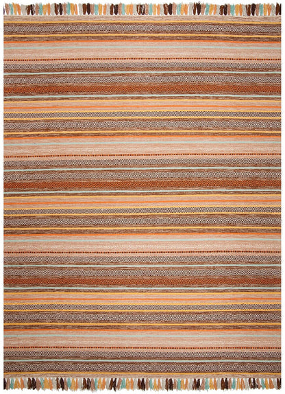 Safavieh Montauk Mtk901H Brown / Multi Striped Area Rug