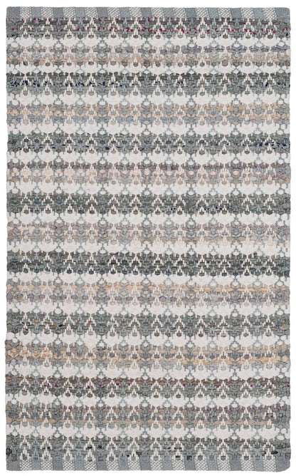 Safavieh Montauk Mtk950A Grey / Multi Striped Area Rug