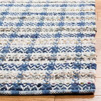 Safavieh Montauk Mtk950B Blue / Multi Striped Area Rug