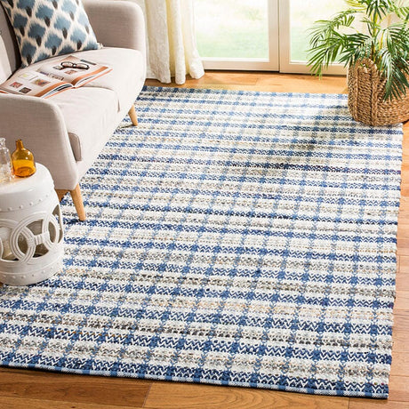 Safavieh Montauk Mtk950B Blue / Multi Rugs.