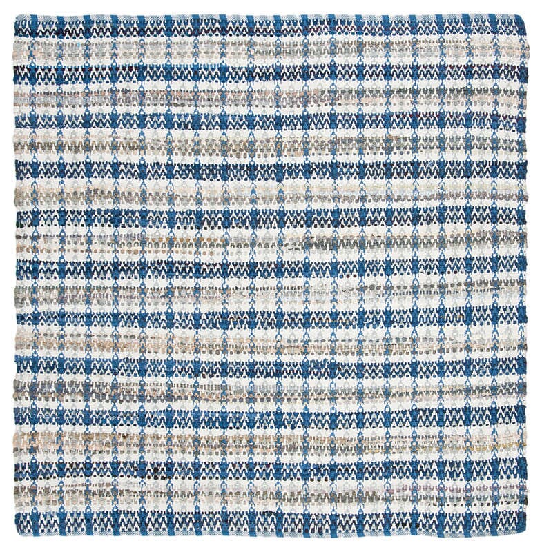 Safavieh Montauk Mtk950B Blue / Multi Striped Area Rug