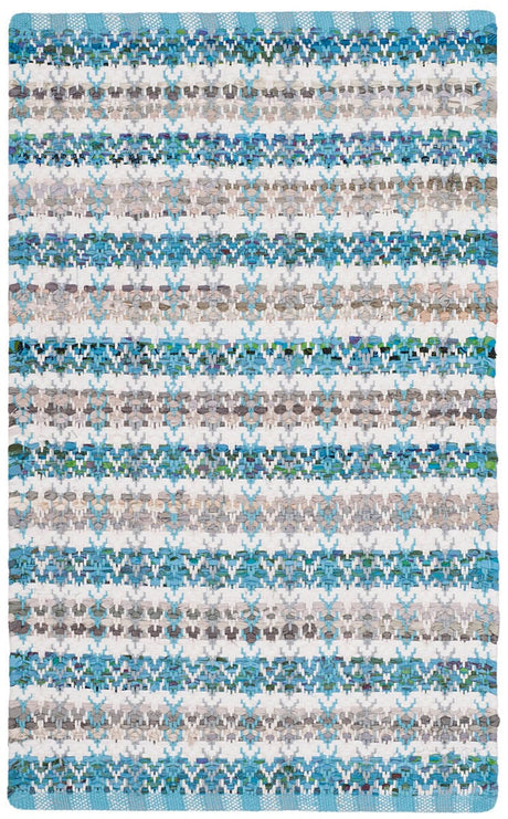 Safavieh Montauk Mtk950C Aqua / Multi Rugs.