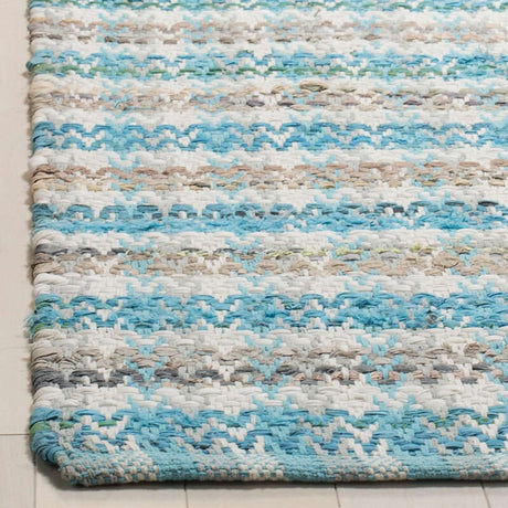 Safavieh Montauk Mtk950C Aqua / Multi Rugs.